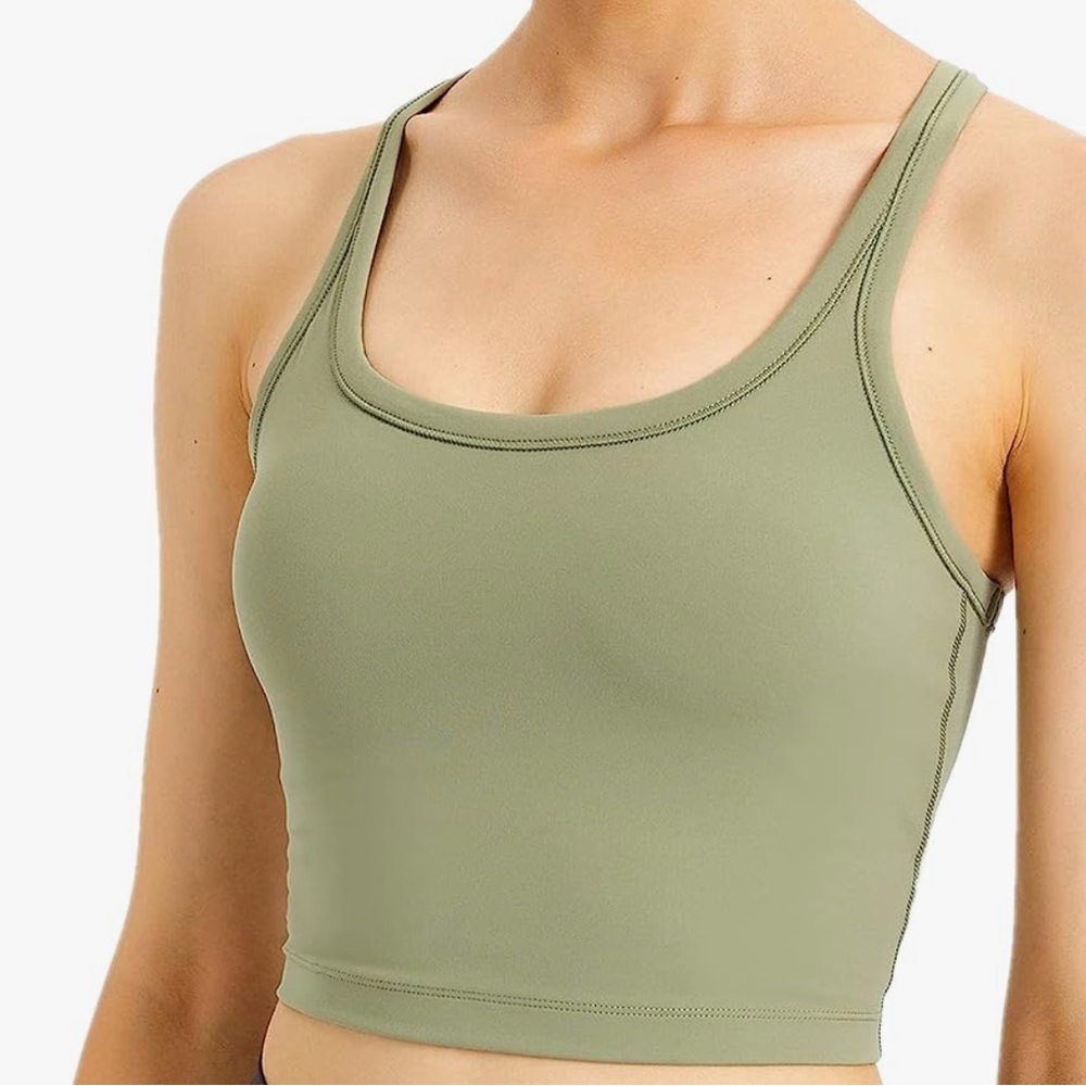 Nanomi Beauty Women Sports Bras Workout Tank Top, NO REMOVABLE PADS!